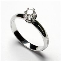 Anello Damiani Donna Minou in Oro bianco Diamante 81048469 - 81048469